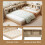 HOMAIRE 4ft6 White Oak Storage Bed 135x190cm 6