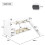 HOMAIRE White Pine Wood Bunk Bed with Slide 2