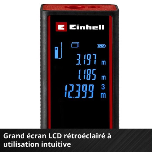 Einhell Einhell Laser Measuring Tool TC-LD 60 R Distance Area Addition Calculator 2