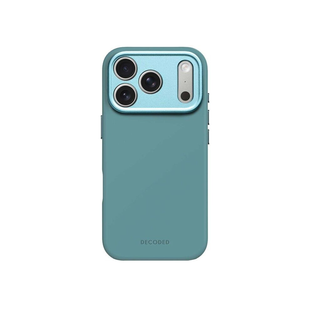 Decoded - AntiMicrobial Silicone Backcover for iPhone 17 Pro - Retro Blue - Bild 4