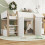 HOMAIRE White Pine High Sleeper Bed 90x190cm 6