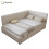 HOMAIRE Beige Upholstered 4ft6 Double Bed 1
