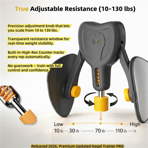 Men's Kegel Trainer Adjustable Resistance Pelvic Floor Exercise Device 1