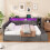 HOMAIRE Grey Upholstered 4ft6 Double Bed 4