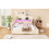 HOMAIRE 4ft6 Beige Upholstered Double Bed 6