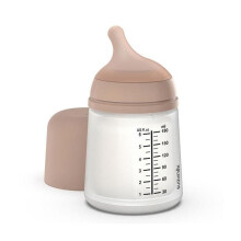 Suavinex, Zerø.Zerø, Biberón anti-cólico - Flujo Lento / S Medio - 180ml