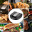 Multifunktions-Toaster - CAMRY - 3 in 1 - 1000 W - Schwarz/Silber - Wechselbare Platten 3