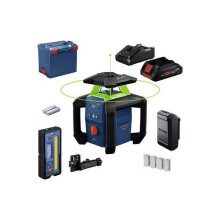 BOSCH Professional GRL 18V-4-34 CVG - Vihreä H+V, 400 m - LR 45 -solu, akku ja laturi