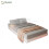 HOMAIRE White Velvet 4ft6 Double Bed with Lights 1