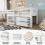 HOMAIRE White Pine Wood 3ft Single Storage Bed 5