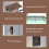 HOMAIRE Grey Velvet 4ft6 Double Bed with Lights 6