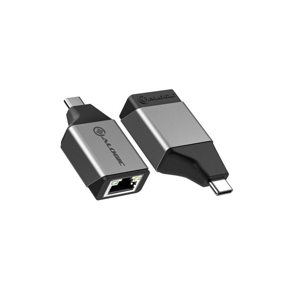 Alogic Adapter USB-C Ultra Mini -> Ethernet (USB-C, RJ45 (1x)), Netzwerk Adapter, Grau - Bild 3