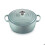 Le Creuset Runde Cocotte - LE CREUSET - Evolution Meersalz - Emaille-Guss - 20 cm - Grün 1
