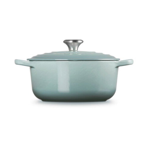 Le Creuset Runde Cocotte - LE CREUSET - Evolution Meersalz - Emaille-Guss - 20 cm - Grün 2
