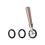 Roue à pâtes - MARCATO - Pastawheel - Aluminium - 3 roues interchangeables - Rose 1