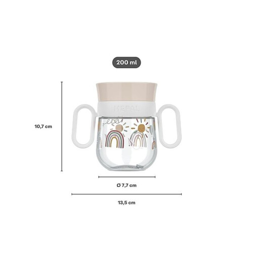 Bicchiere 360 Mepal Mio 200 ml - Sole e Arcobaleno 1
