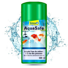 condizionatore d'acqua per laghetto - TETRA - Pond AquaSafe - 500 ml - Pesci d'acqua fredda - Giardino