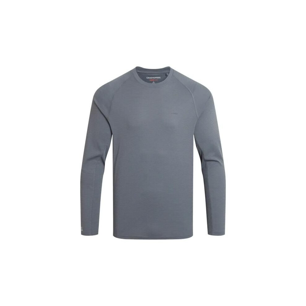 Craghoppers Men's Nosilife Solar Shield+ Long-Sleeved T-Shirt - Dark Pewter - M - Image 5