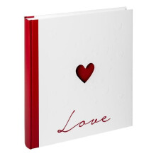 Album de mariage - Love - 28x30,5 cm - 50 pages - Papier sans acide - Compartiment CD