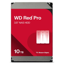 WD Red Pro WD103KFBX Disco Rigido Interno NAS 10TB 3,5" 7200 RPM SATA 6 Gb/s Cache 512MB CMR