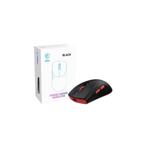 MSI Mouse wireless - MSI - Forge GM340 - Ambidestro - RF wireless + Bluetooth - 12000 DPI 1