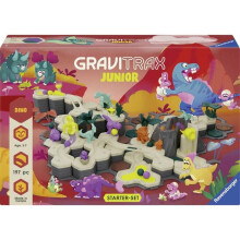 Jeu de société - RAVENSBURGER - GraviTrax Junior - Starter-Set XXL Dino - 200 pièces - À partir de 3 ans