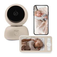 BEABA - Ecoute bébé video Zen Premium 2 Terre D'argile
