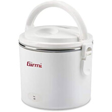 Aquecedor de alimentos 0,7L em aço inox - Girmi SC02 SC0201 - Dupla voltagem 12V/230V - Fluxo de vapor