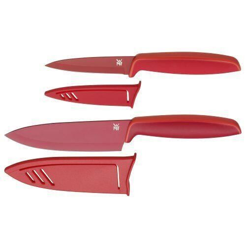 WMF 1879085100 Set di 2 coltelli Touch Rosso