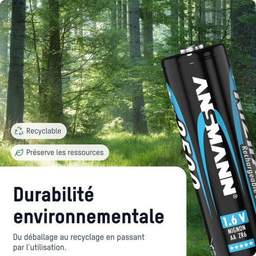 Wiederaufladbare NiZN Mignon AA 2500mWh - 4er Pack 2
