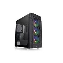 PC Behuizing - THERMALTAKE - VERSA T27 ARGB - Zwart - 2x USB 3.0 - 1x USB 2.0 - HD Audio