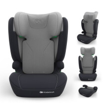 Silla de auto Kinderkraft I-SPARK 2 PLUS i-Size 100-150 cm seguridad lateral 10 posiciones funda lavable gris