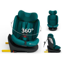 Kinderkraft I-GROW 2 PLUS 4-in-1 Kindersitz 40-150 cm i-Size RWF FWF SPS+ AIR FLOW neigbarer Rückenlehne verstellbarer Gurt grün