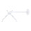 Kit de montage projecteur - MULTIBRACKETS - Universal Projector Ceiling‑Wallmount III - fixation mur/plafond - blanc - universel 2