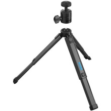 Stativ und Kugelkopf - GoPro - 360 Drehung - Neigung bis zu 90 - Gummierte Plattform - Faltbar bis 15 cm