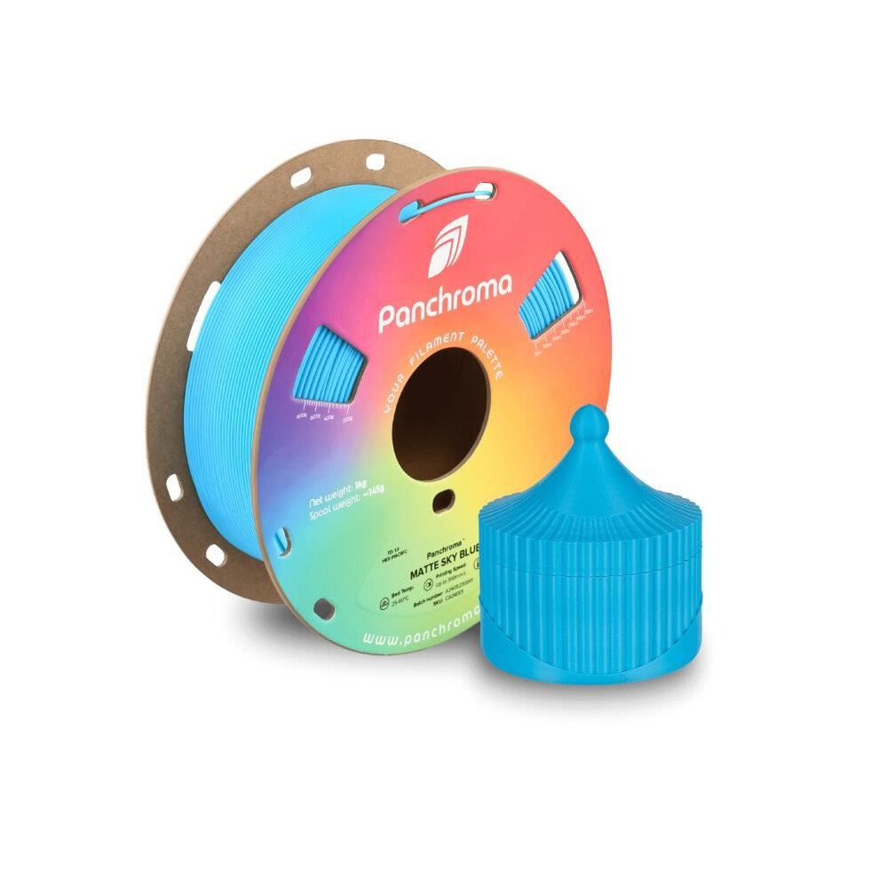 Filament d'impression 3D - POLYMAKER - PolyTerra PLA - Sky Blue ...