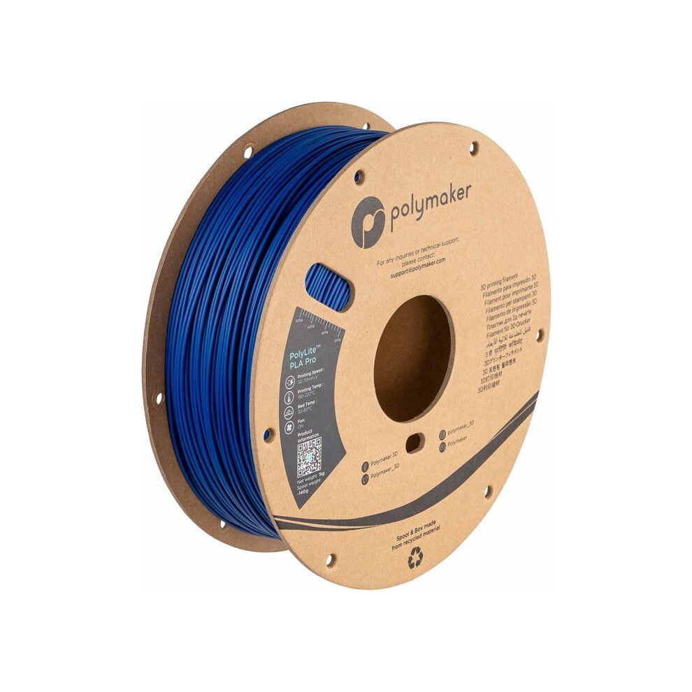 Polymaker PolyLite PLA PRO Blue 1.75mm 1kg (1000 g, 1.75 mm), Filament, Blau - Bild 6