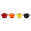 Le Creuset LE CREUSET Set di 4 Mini Cocotte 10 cm Colori Caldi 1