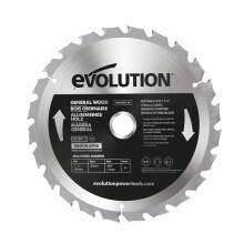 Sega elettrica portatile Evolution attrezzi elettrici - GW185TCT-24 - Evolution CS Lama legno generale 185mm 24T