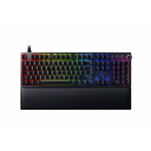 Teclado de ordenador - RAZER - RZ03-03610600-R3N1 (Huntsman V2 Analog) - Analógico - Nórdico - Negro