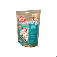 Os da masticare per cani - 8IN1 - Delights Dental XS - Anti-tartaro - Lunga durata - Senza cereali - Cane adulto