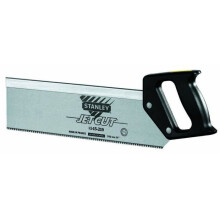Rückensäge - Stanley - Jetcut 350mm - Dreifach-Winkelzahnung - Hard Point 2x - Ergonomisch
