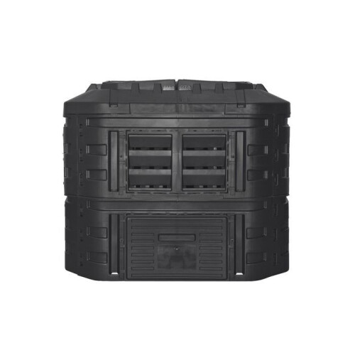 Compostore modulare - 860 L - Nero - Modulare - Esterno - Facile da assemblare