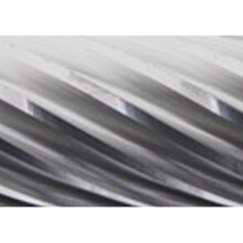 Mini-Fräser auf einem 3 mm Schaft, aus Hartmetall, mit runder Spitze RBF, INOX-Zahnform, Form: RBF 0618, Ø des Kopfes 6 mm