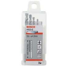 Boor voor metaal - BOSCH - HSS DIN 338 - 6,5x101 mm - Set van 10 - HSS staal