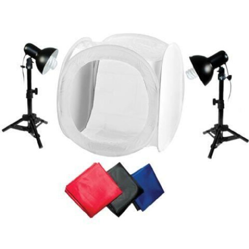 Kit de Photo produit - STUDIOKING - WTK75 - Éclairage 40W - Réduction des ombres - Pas de reflets