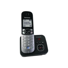 Teléfono inalámbrico - PANASONIC - KX-TG6821 - Contestador - Identificador de llamadas - Directorio 120 contactos