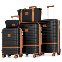 Joyway Lot de valises cabine, extensible avec roues multidirectionnelles et serrure TSA, coque rigide légère