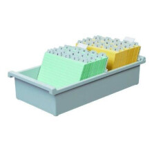 Cassetto per schede - HAN - 955-0-11 - 1300 schede A5 - Plastica di alta qualità - Grigio chiaro