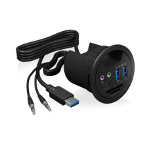Concentratore (hub) - RAIDSONIC - ICY BOX IB-HUB1404A - 2 porte SuperSpeed USB 3.0 e 1 porta USB-C
